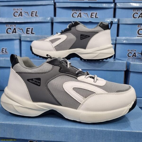 Grey Glowing Gripper Jogger Shoes - Men's Sizes 40-45 (8611)