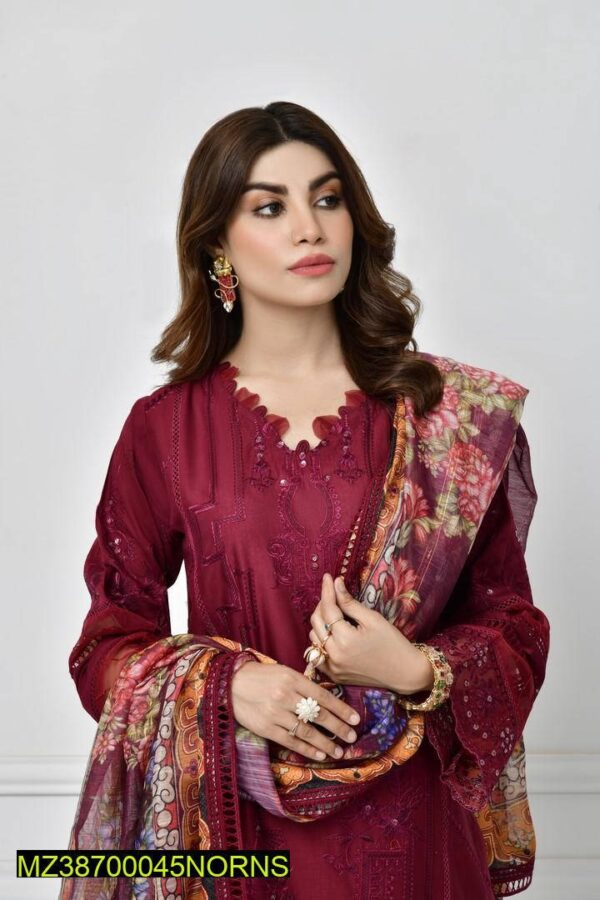 Norans MPEC-PR 11: Luxe Embroidered 3-Piece Lawn Suit (Multiple Sizes)