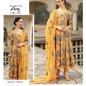 Summer Chic: 3-Piece Embroidered Lawn Suit (Unstitched) - Design Your Dream Outfit!