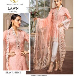 Summer Elegance: 3-Piece Embroidered Lawn Suit (Unstitched) - Shirt, Daman & Dupatta!**